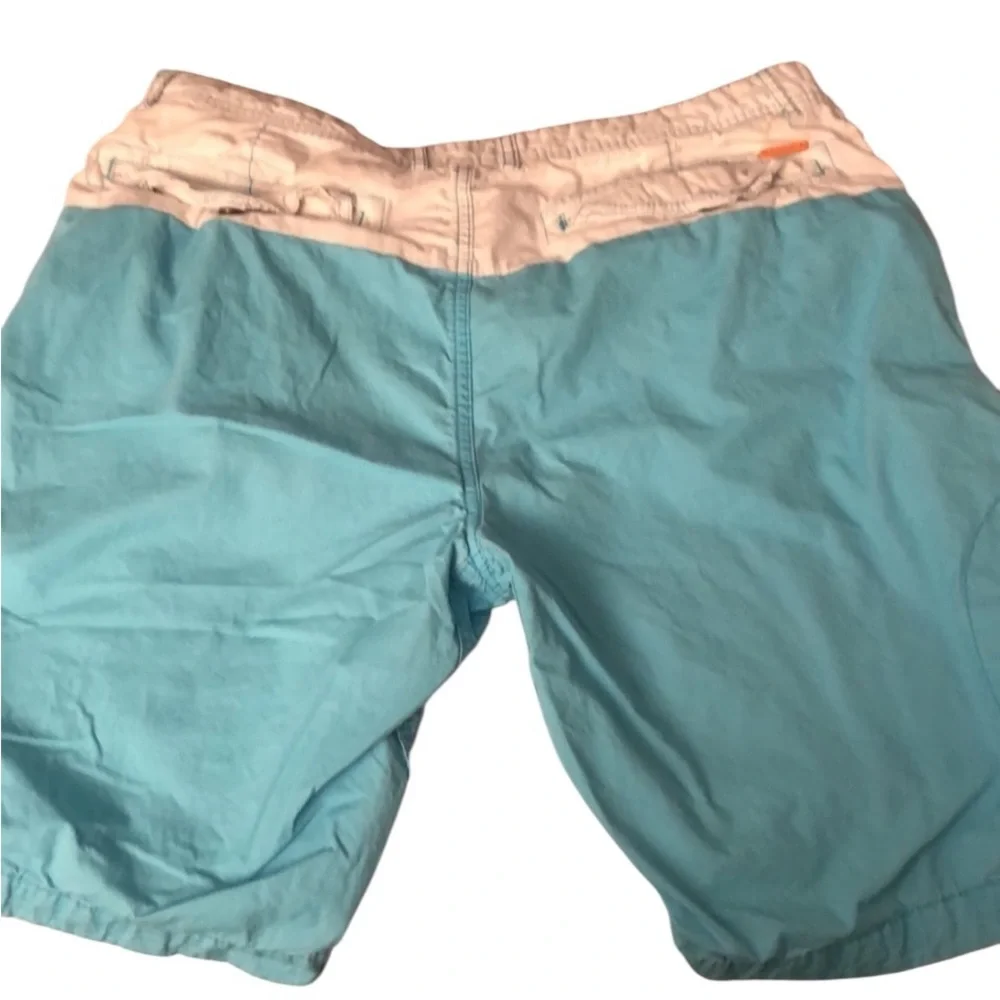 BUFFALO by DAVID BITTON size 36 shorts aqua blue & white with pockets